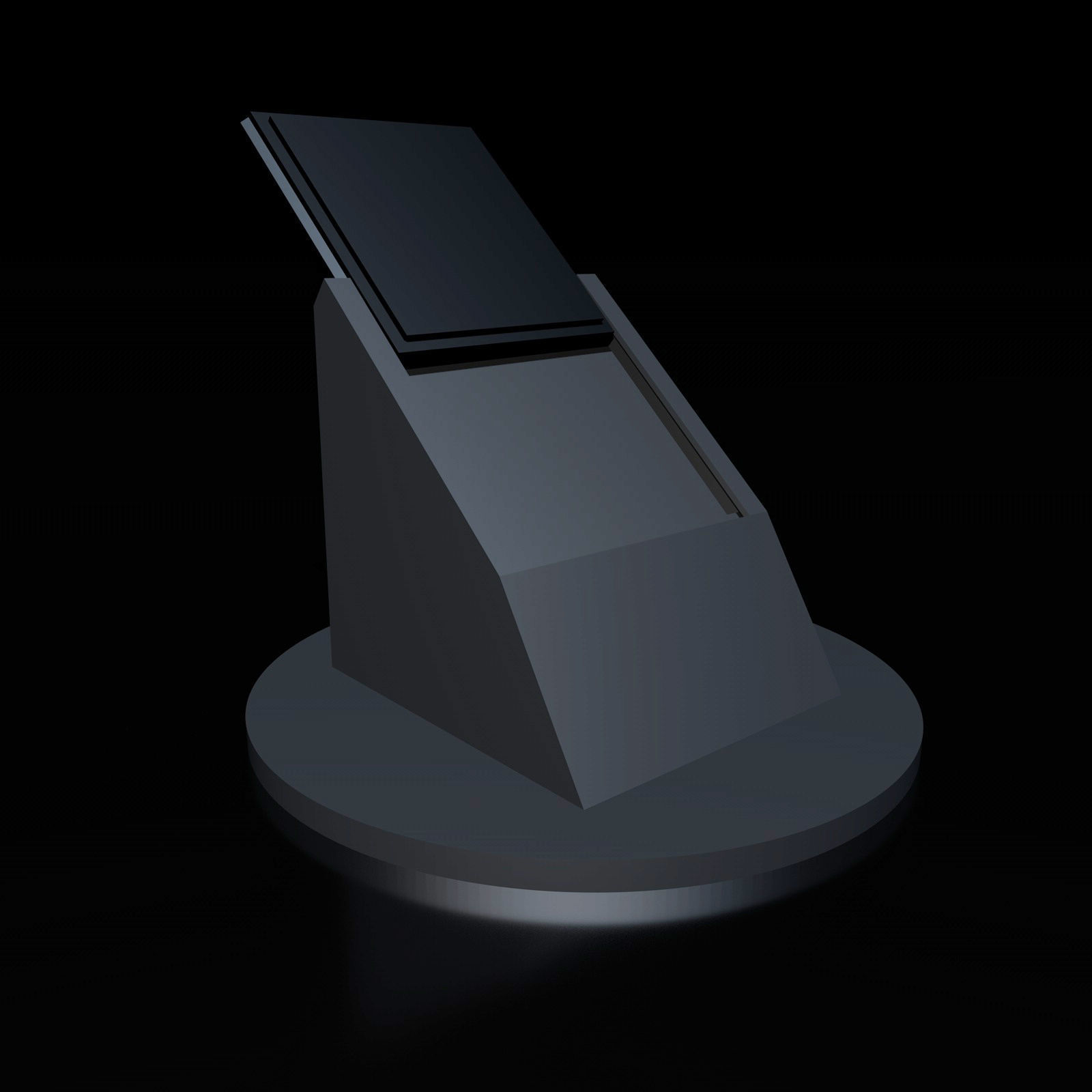 Beagle with Collar Cape on Pedestal 3D print model_10