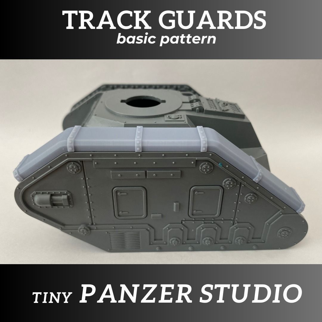 Track Guards basic pattern 3D print model_1