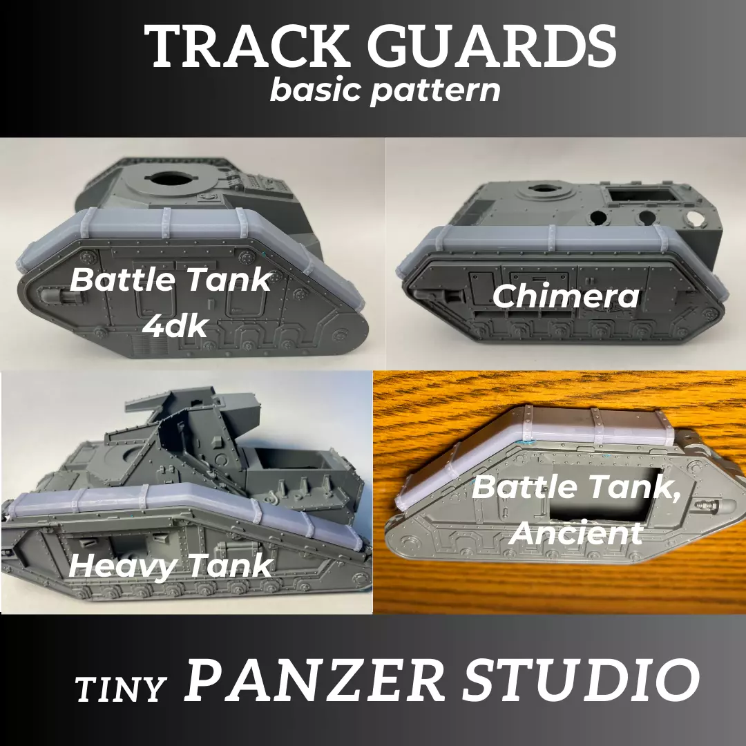 Track Guards basic pattern 3D print model_0