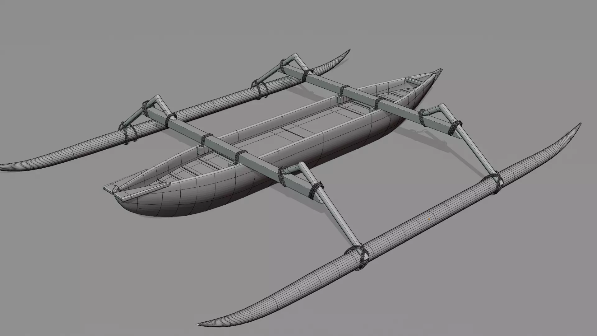 boat fishing Free low-poly 3D model