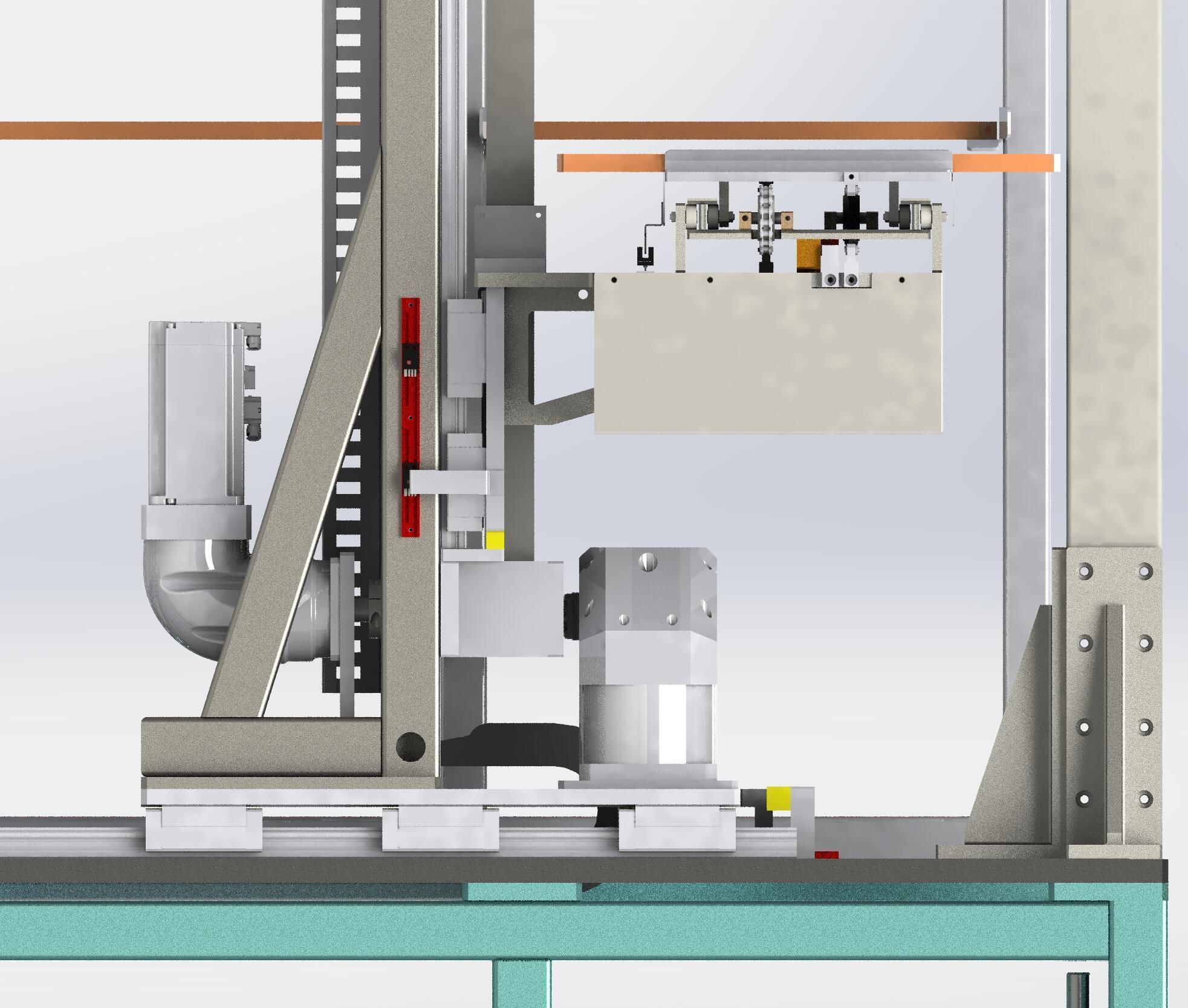 MiniLoad ASRS system automated warehouse design model 3D model_4