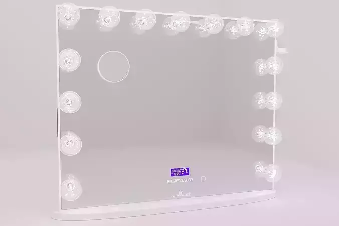Hollywood makeup vanity led mirror with light bulbs