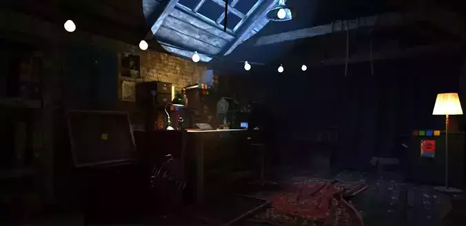 distopia room Free 3D model