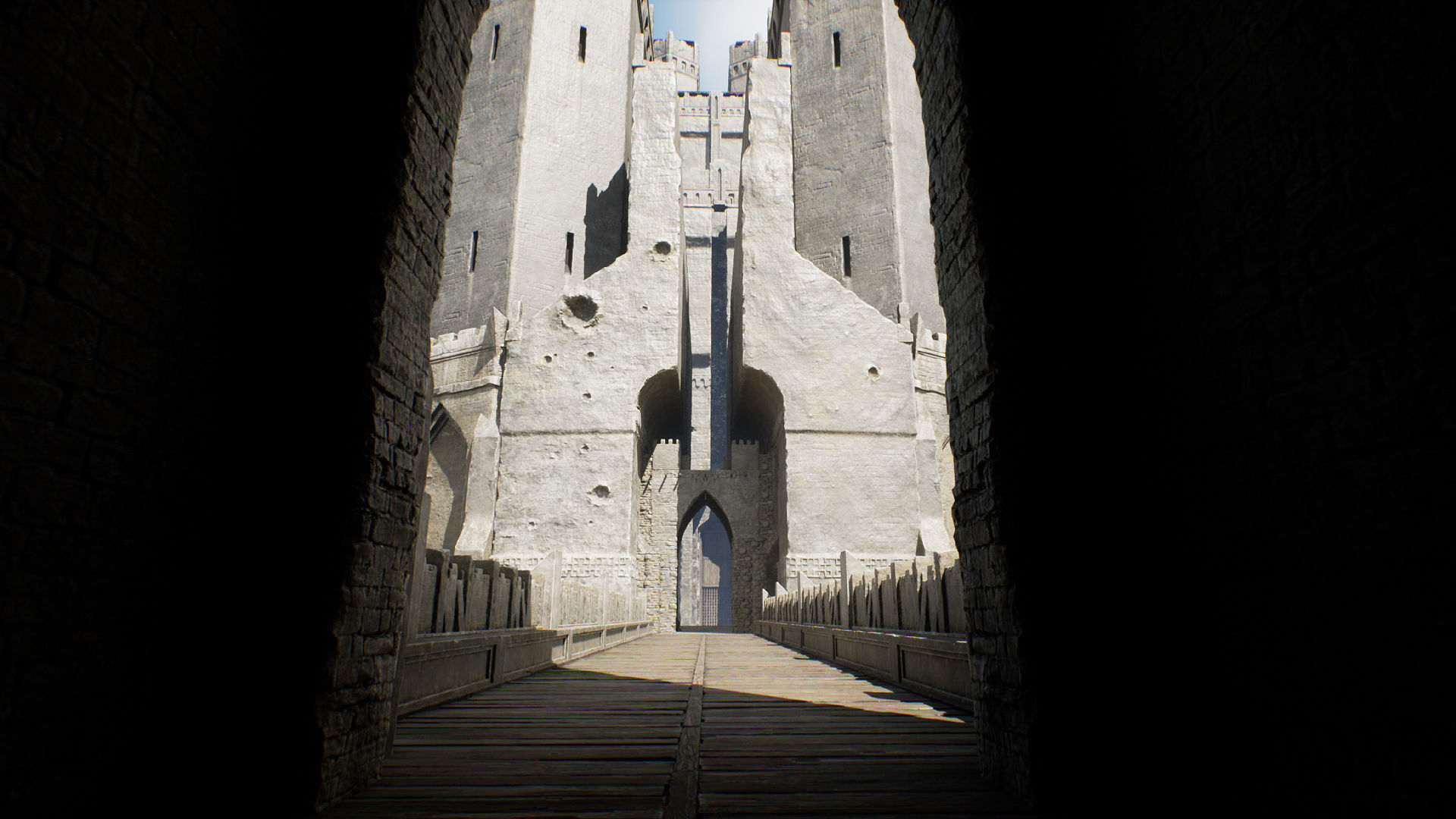 Castle Low-poly 3D model_5