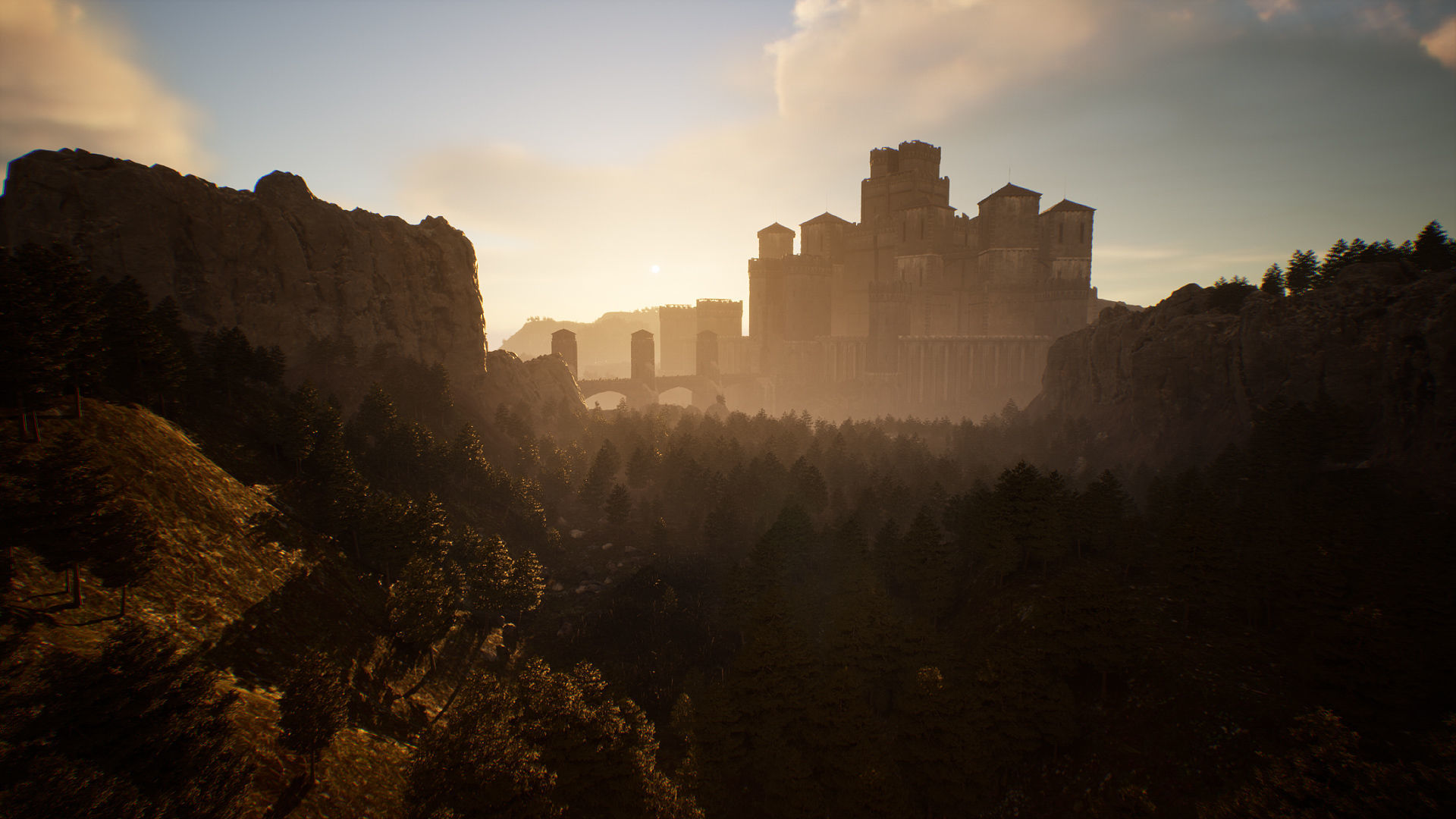 Castle Low-poly 3D model_10