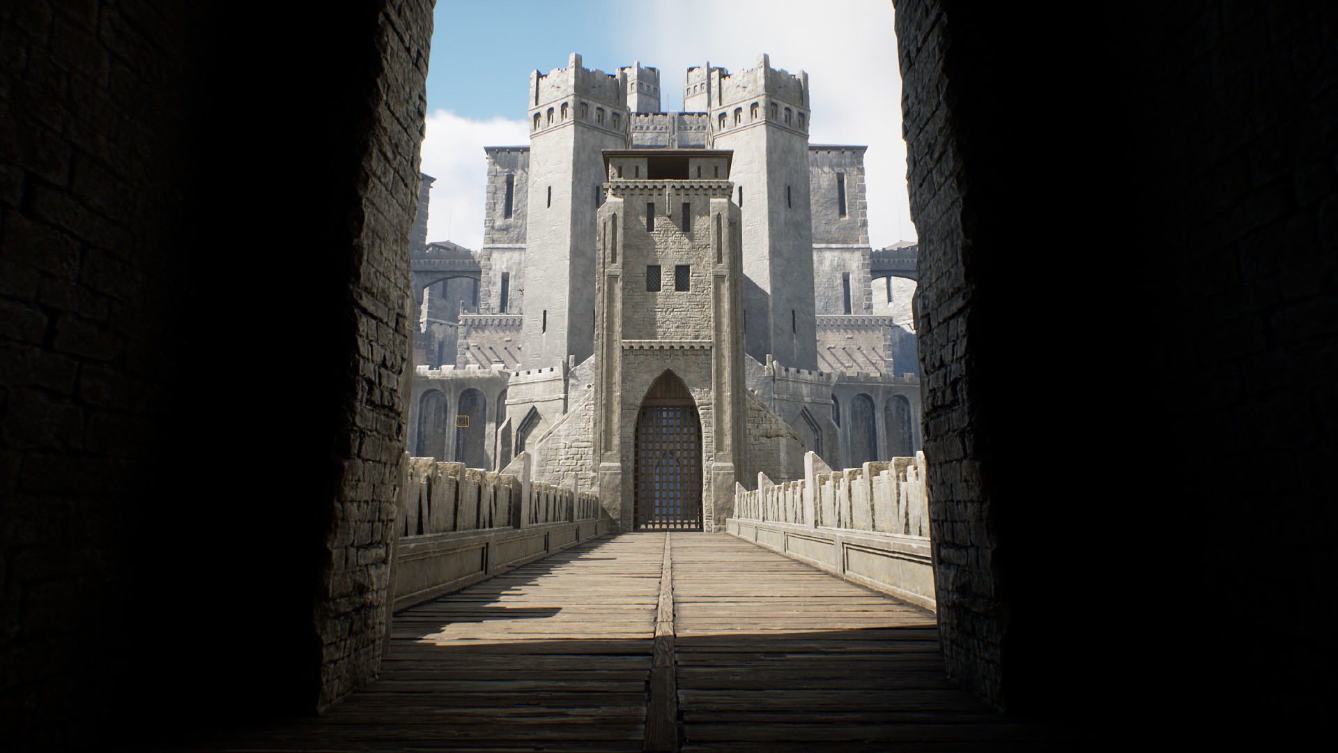 Castle Low-poly 3D model_2