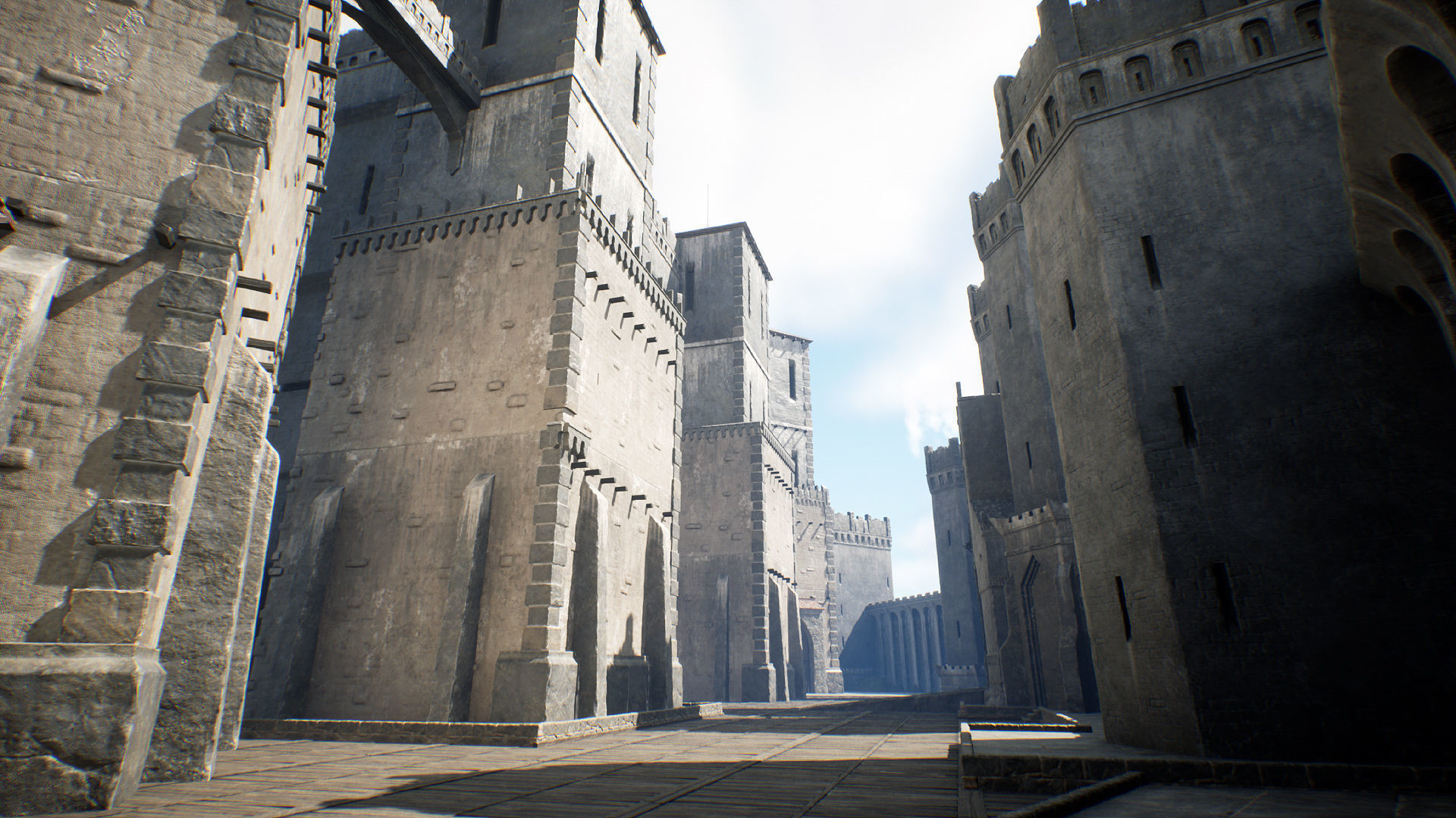 Castle Low-poly 3D model_19