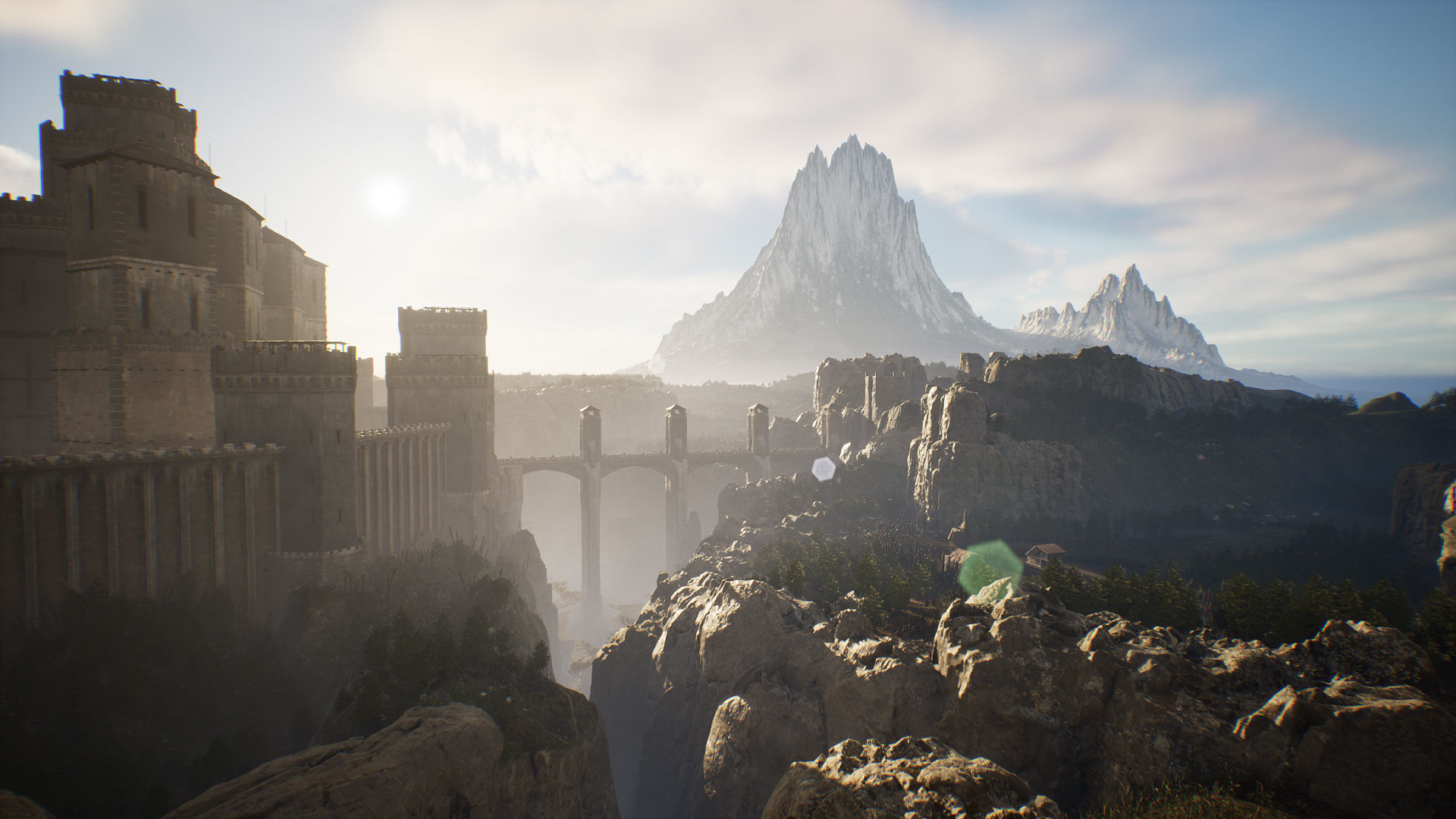 Castle Low-poly 3D model_8