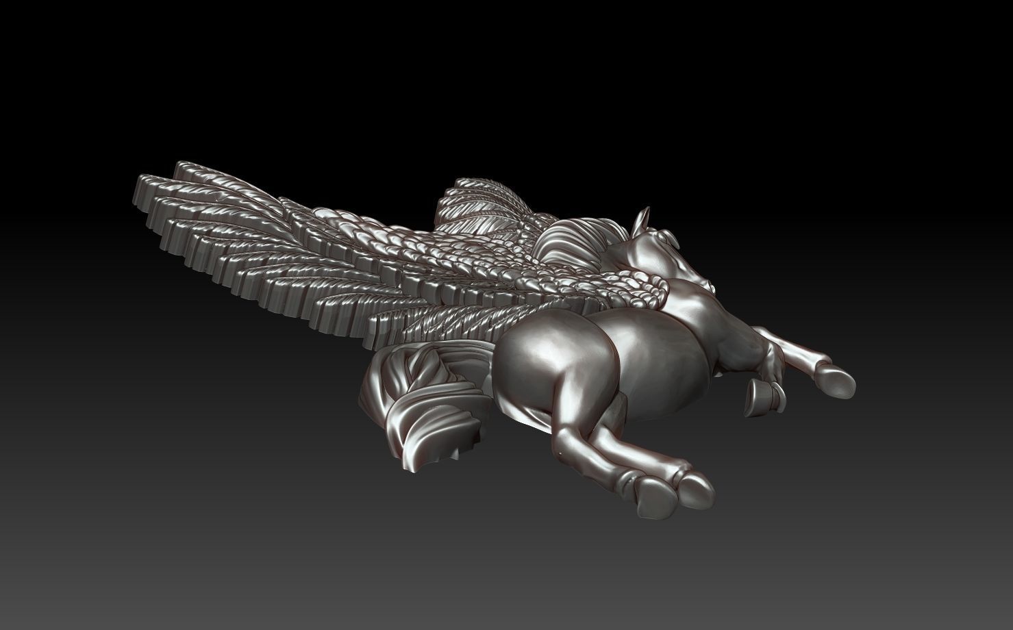 PEGASUS MODEL 3D print model_7
