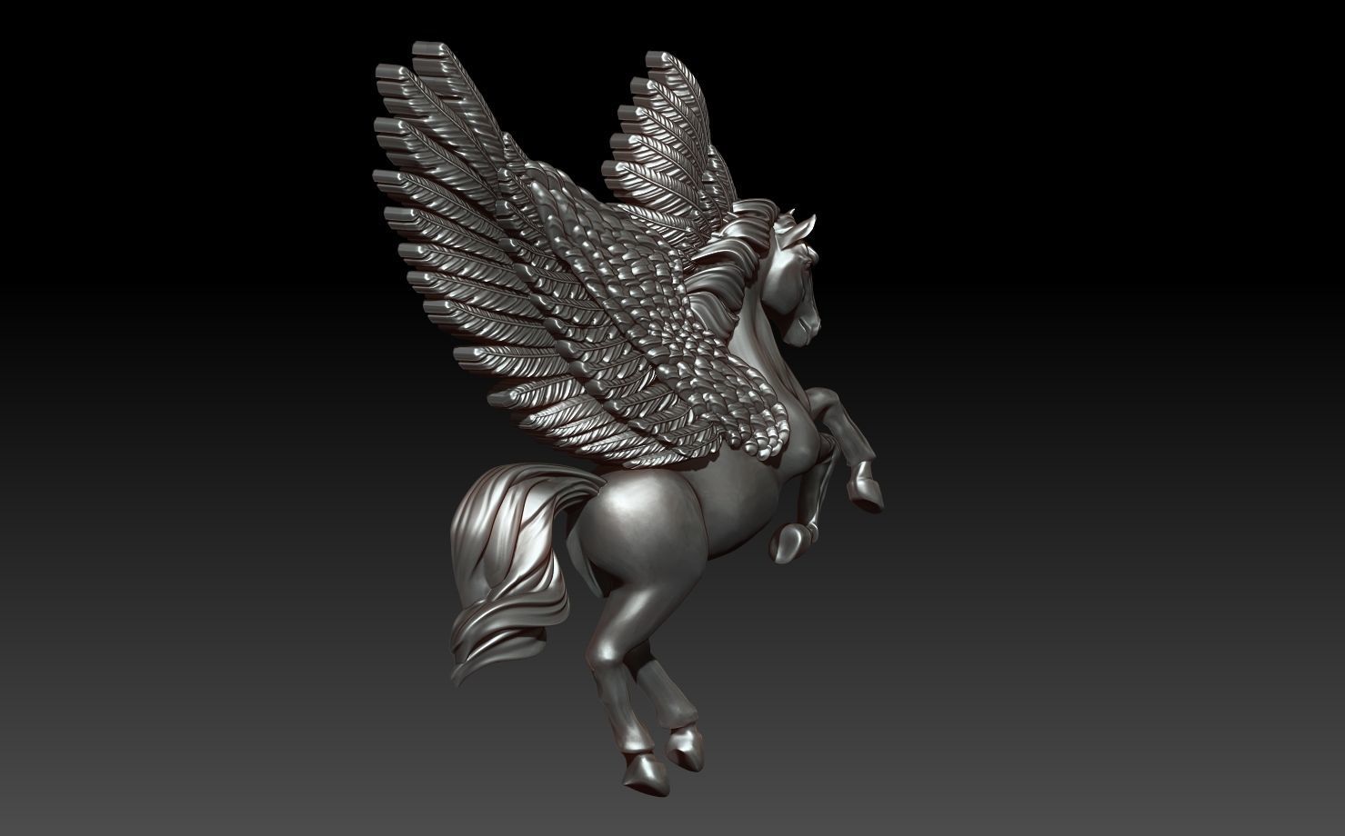 PEGASUS MODEL 3D print model_1