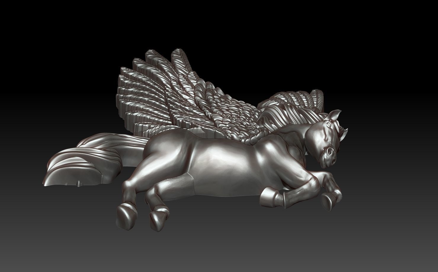PEGASUS MODEL 3D print model_2