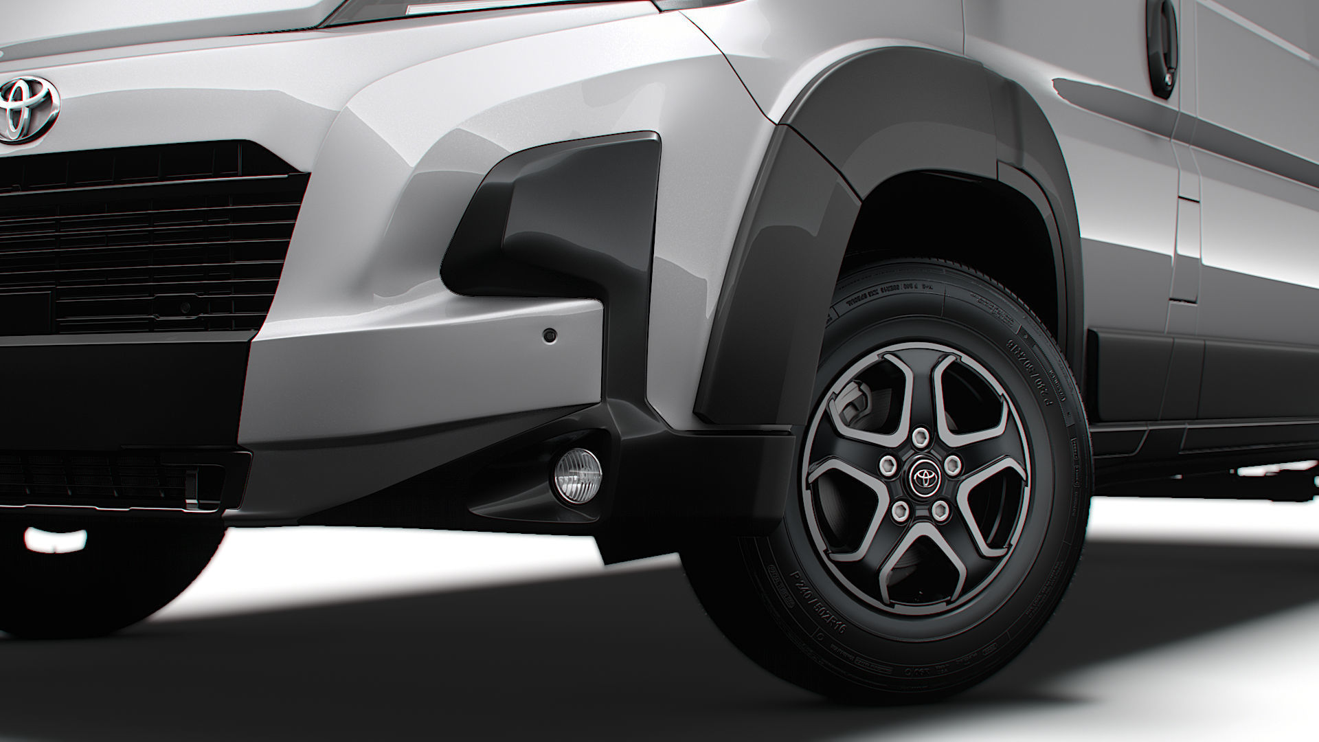 Toyota ProAce Max Van L2H2 2024 3D model_3