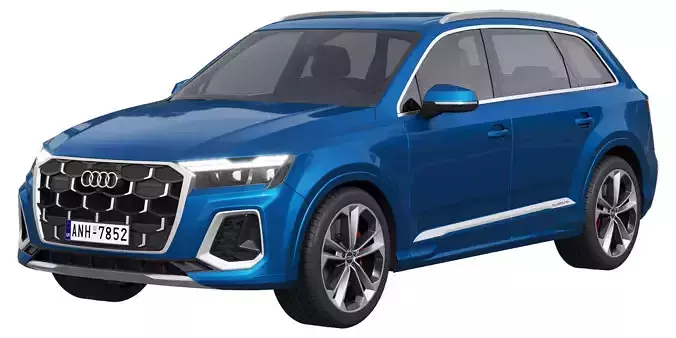 Audi Q7 2024 3D model