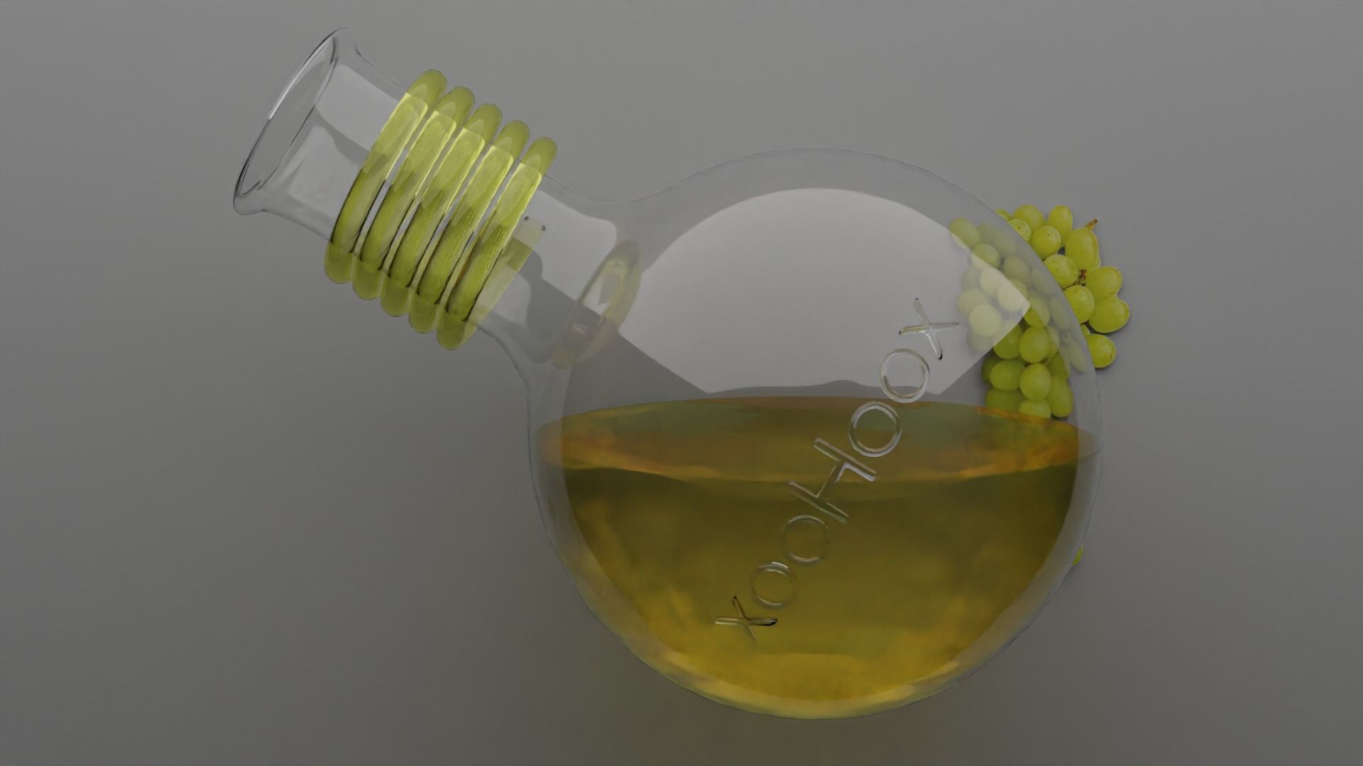 Lab Flask With liquid animation Free 3D model_3