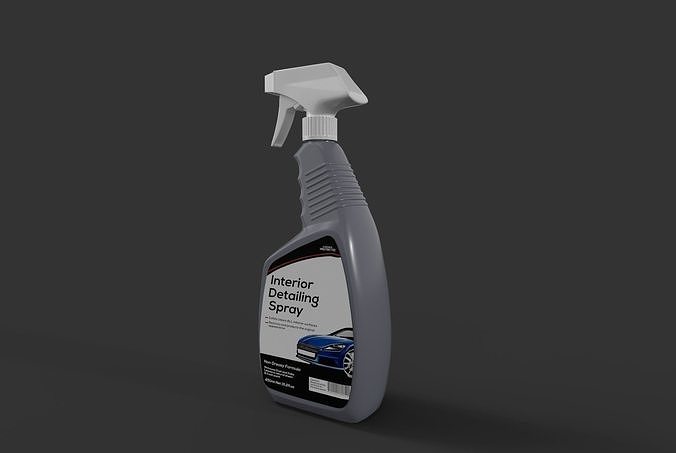 Interior Detailing Spray Low-poly 3D model 3