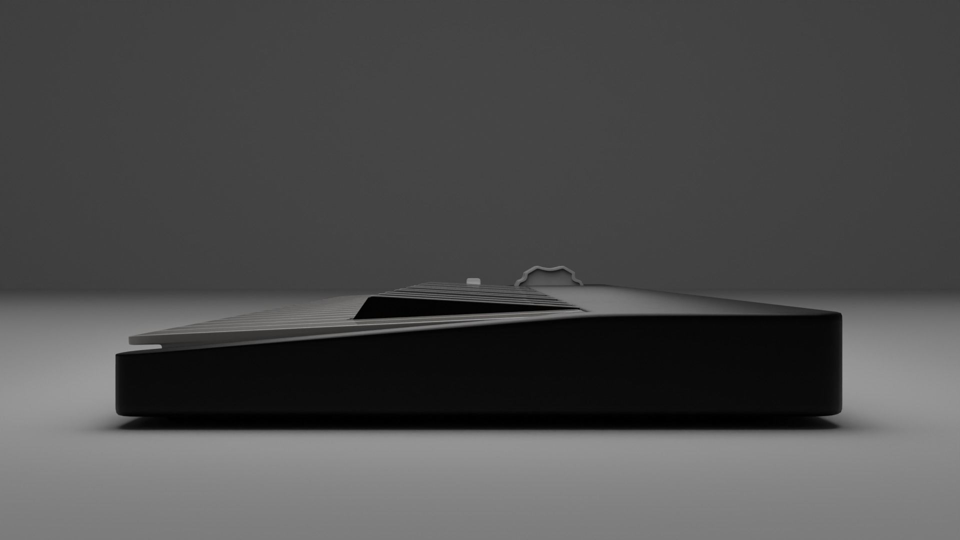 Piano keyboard Free 3D model_3