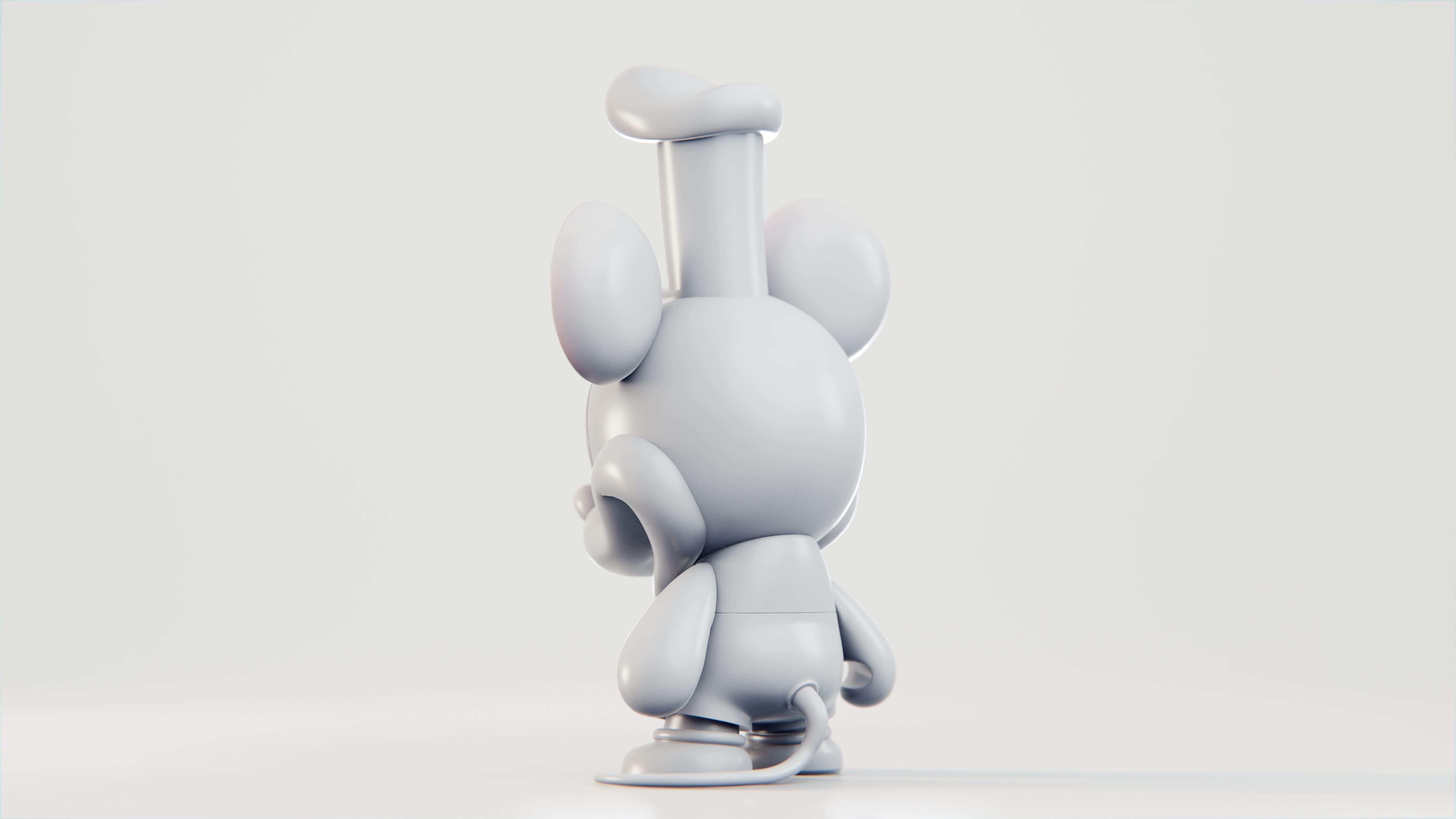 Munny Solid - Mickey 1928 - Artoy Figurine 3D print model_8