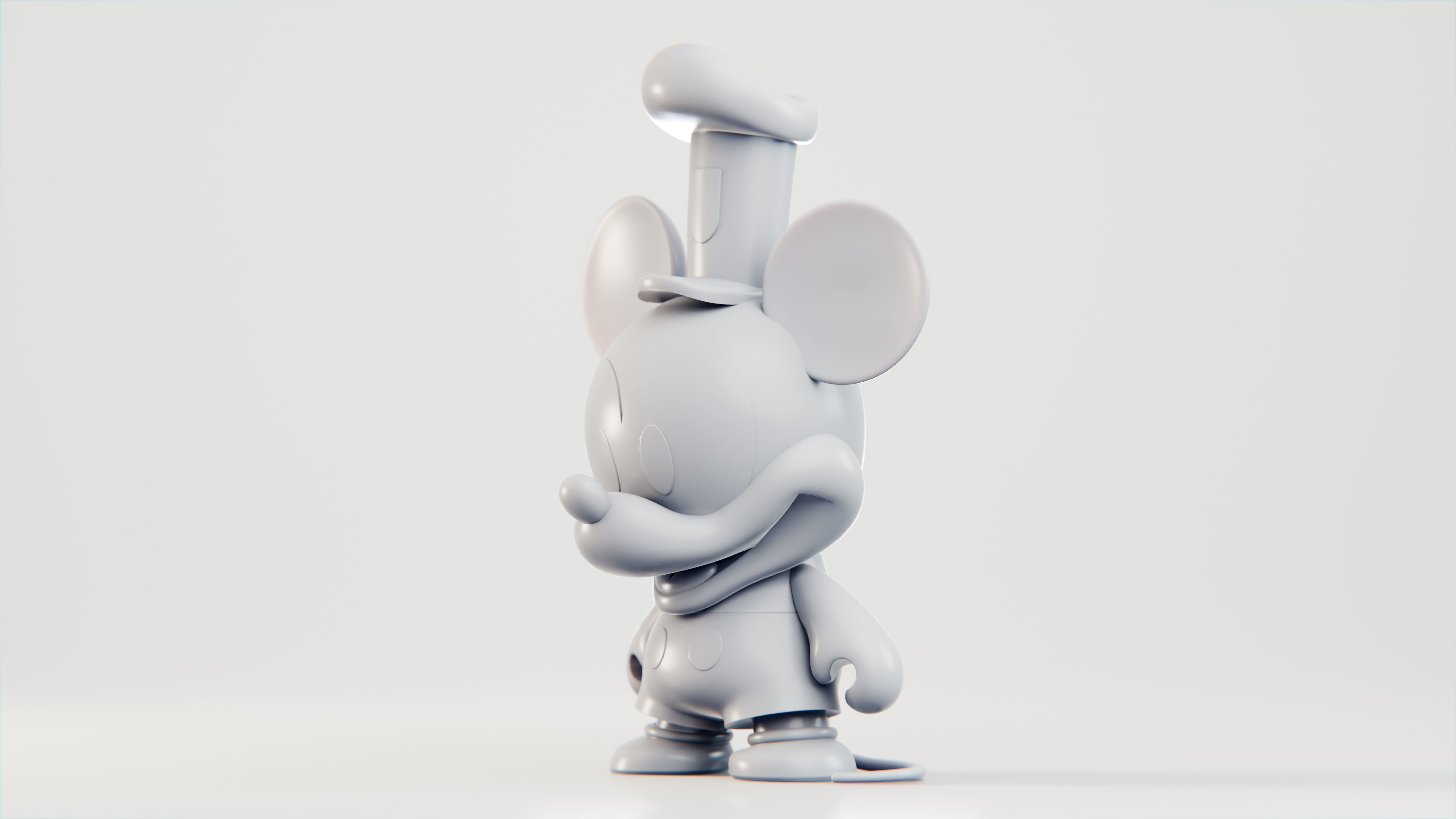 Munny Solid - Mickey 1928 - Artoy Figurine 3D print model_6