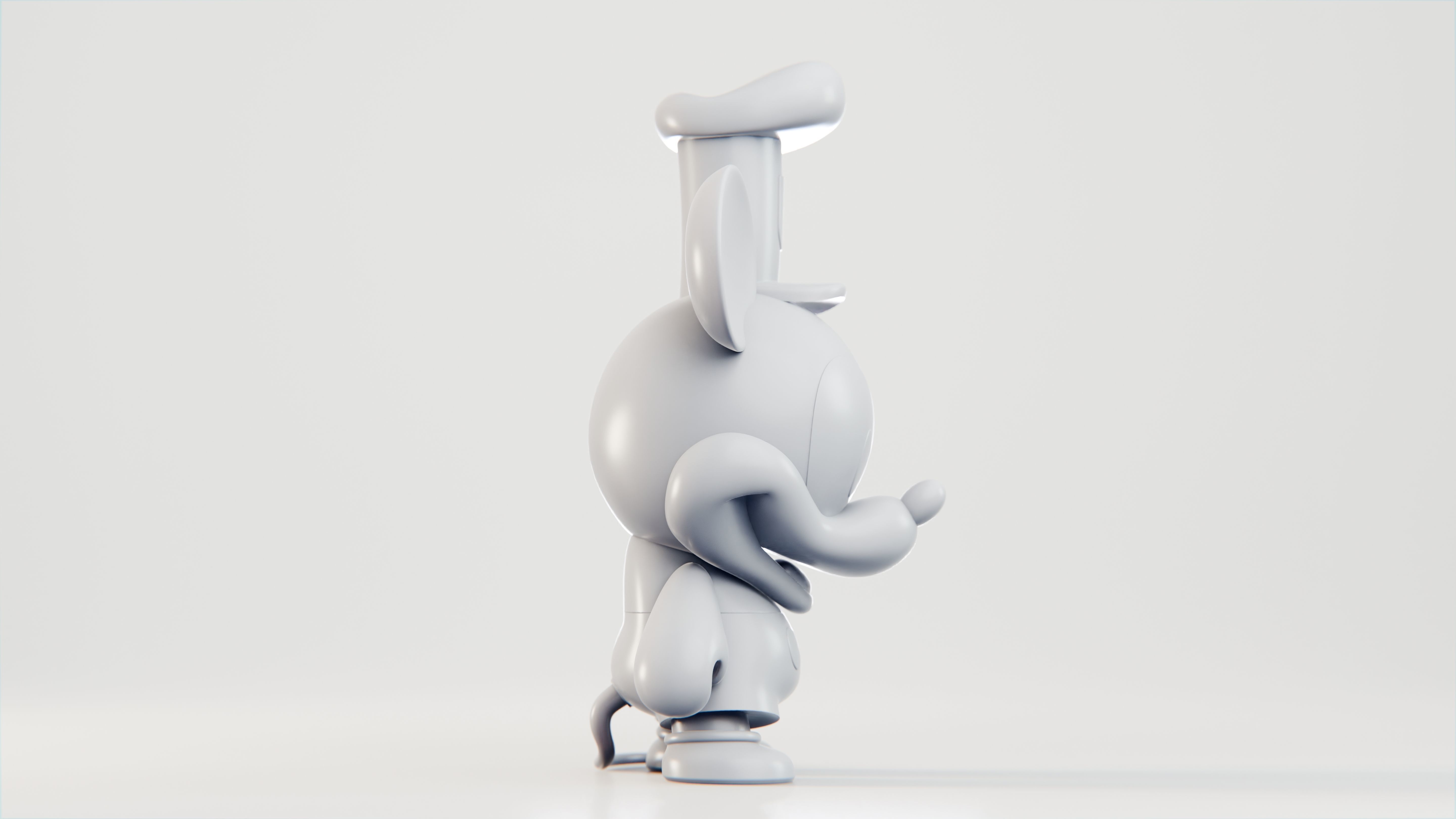 Munny Solid - Mickey 1928 - Artoy Figurine 3D print model_11