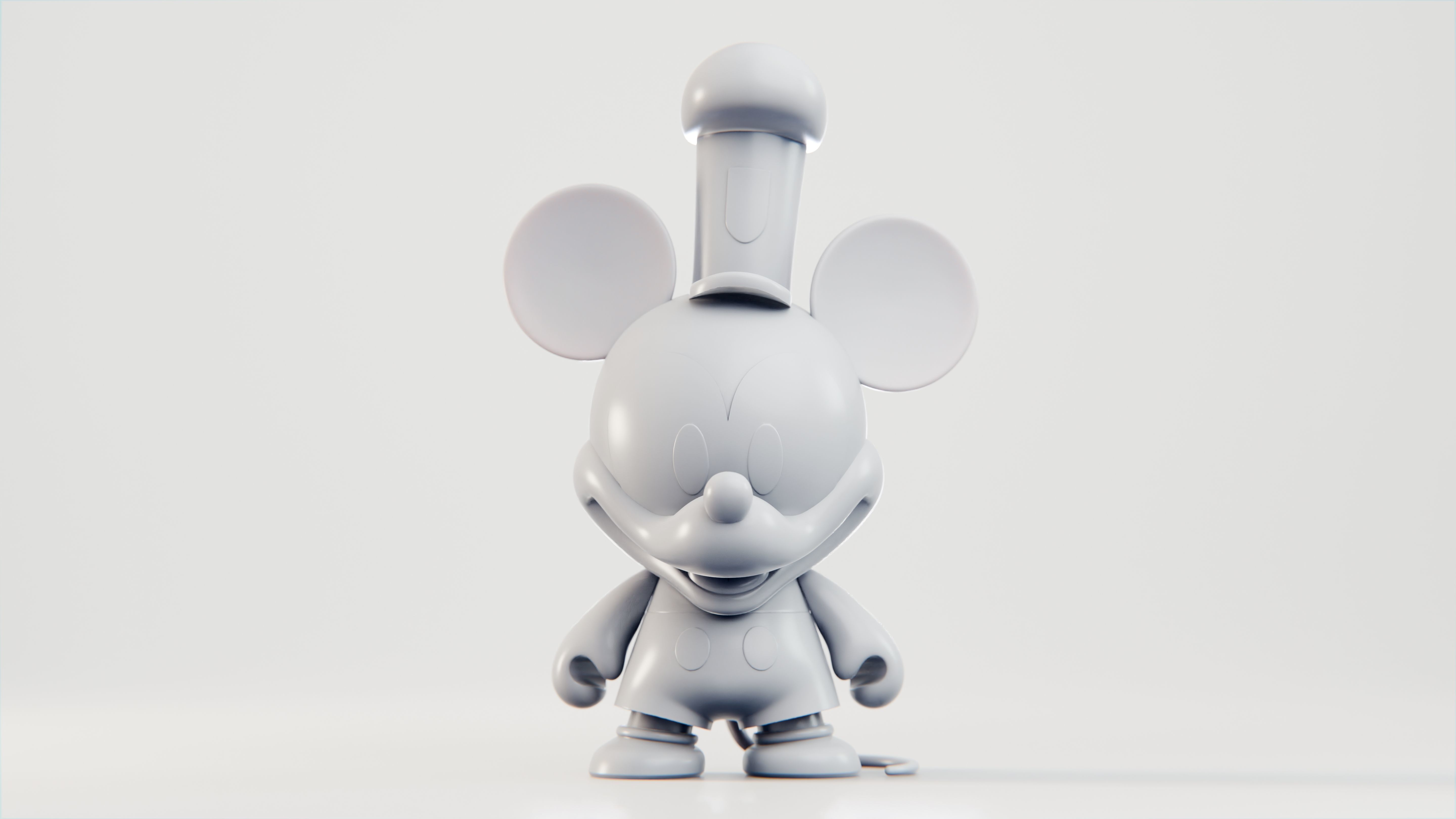 Munny Solid - Mickey 1928 - Artoy Figurine 3D print model_5