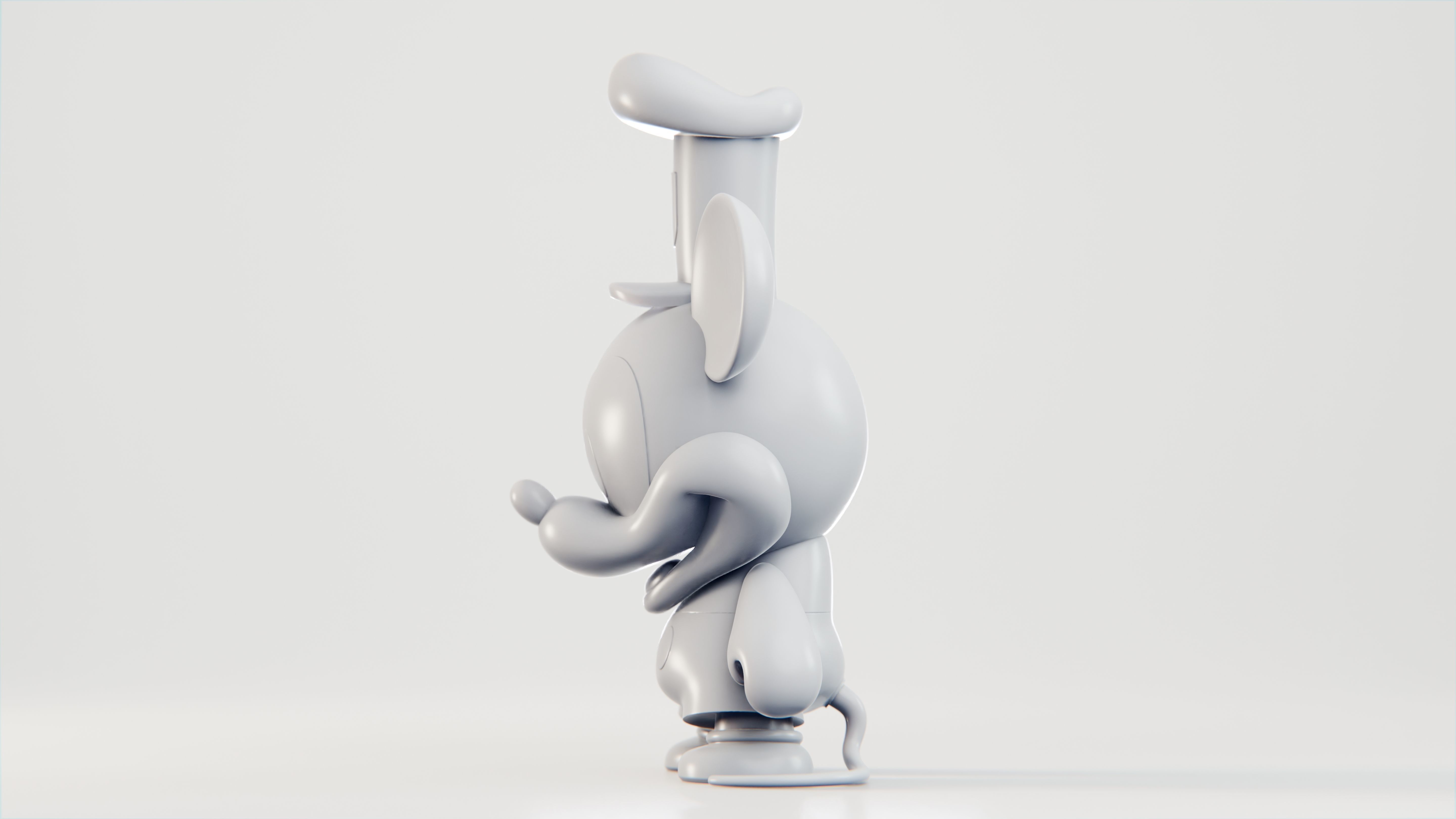 Munny Solid - Mickey 1928 - Artoy Figurine 3D print model_7
