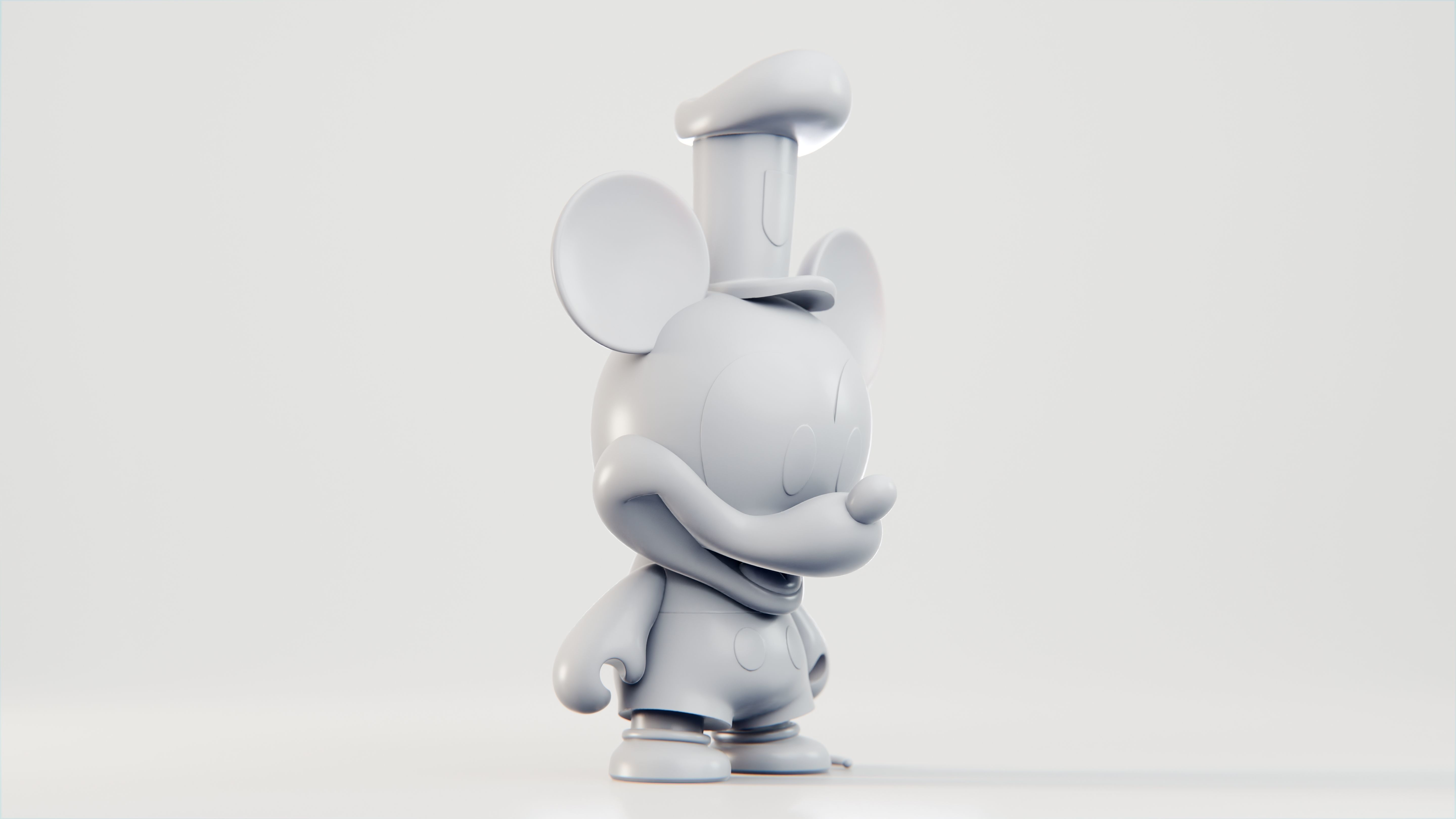 Munny Solid - Mickey 1928 - Artoy Figurine 3D print model_12