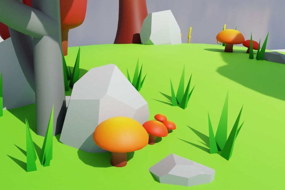 COC Battle Helicopter - Free Environment Low-poly 3D model_10