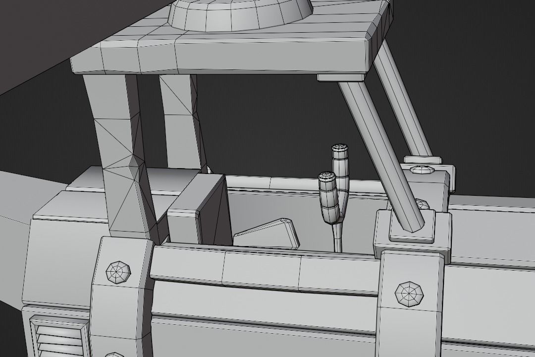 COC Battle Helicopter - Free Environment Low-poly 3D model_18