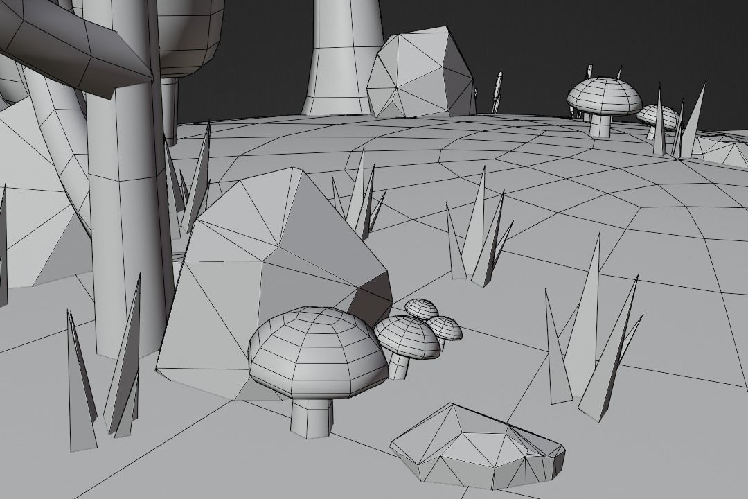 COC Battle Helicopter - Free Environment Low-poly 3D model_21