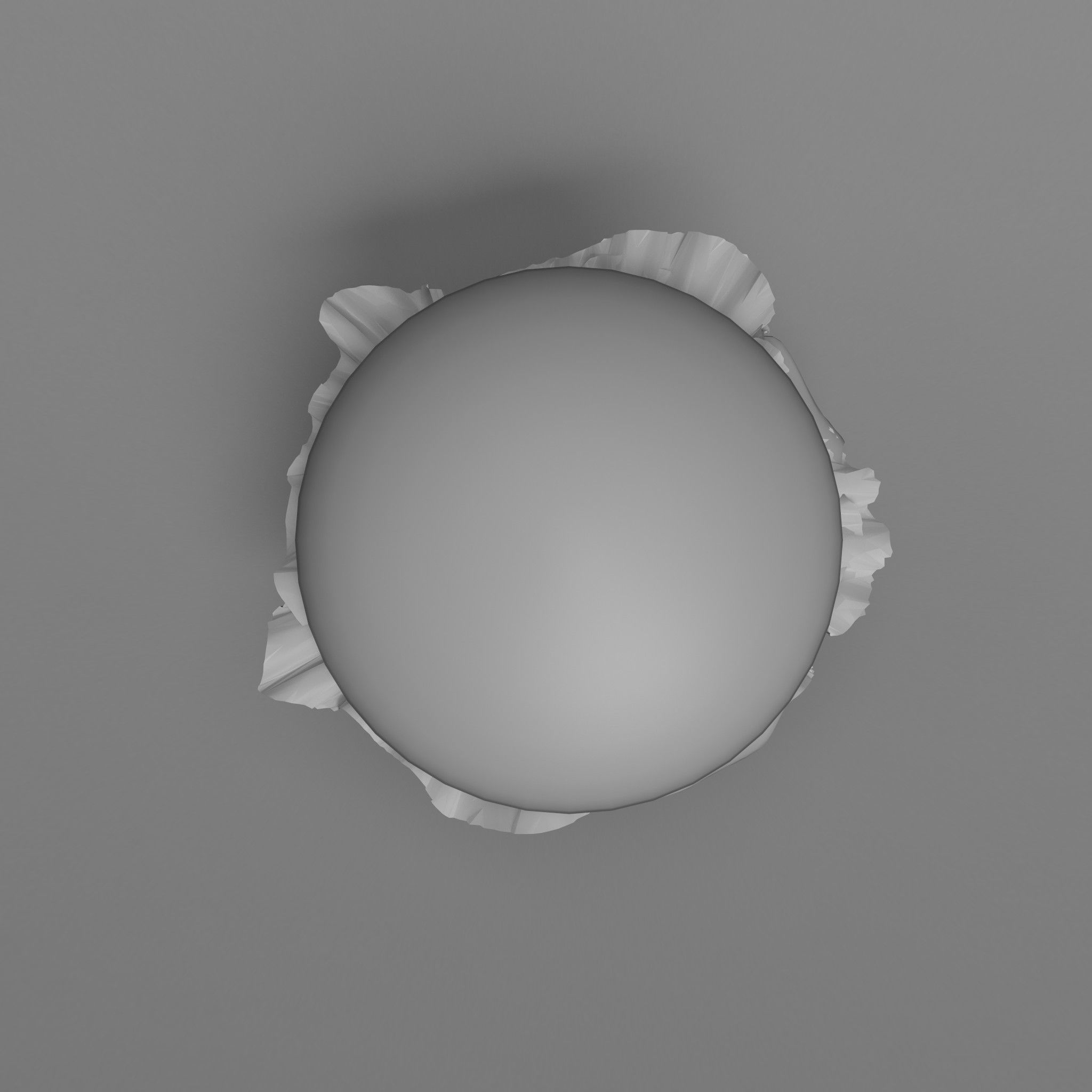 Hamburger Low-poly 3D model_5