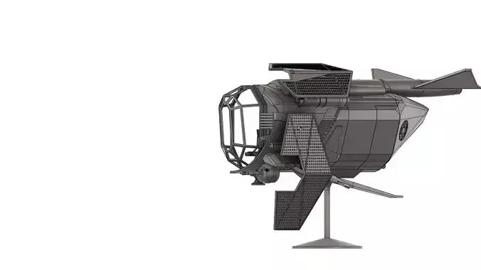 LAAT PATROL transport   for 3 75inch CLONE WARS 3D print model