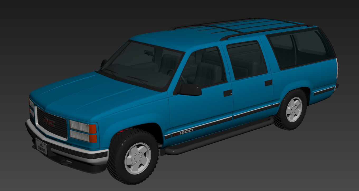 GMC Suburban 1995 3D model_12
