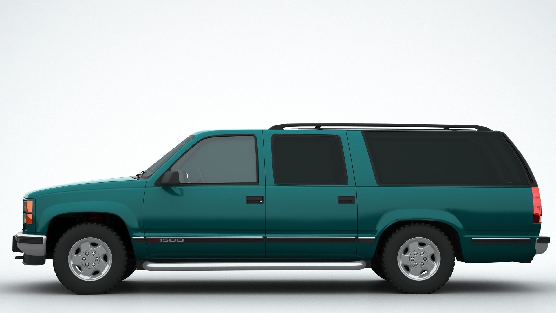 GMC Suburban 1995 3D model_1