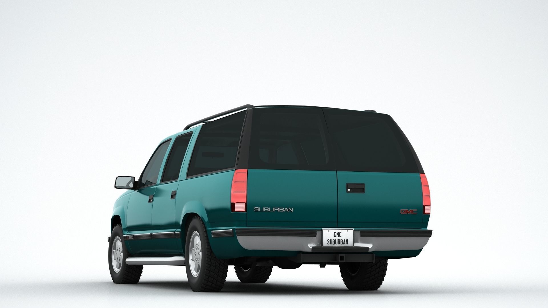 GMC Suburban 1995 3D model_3