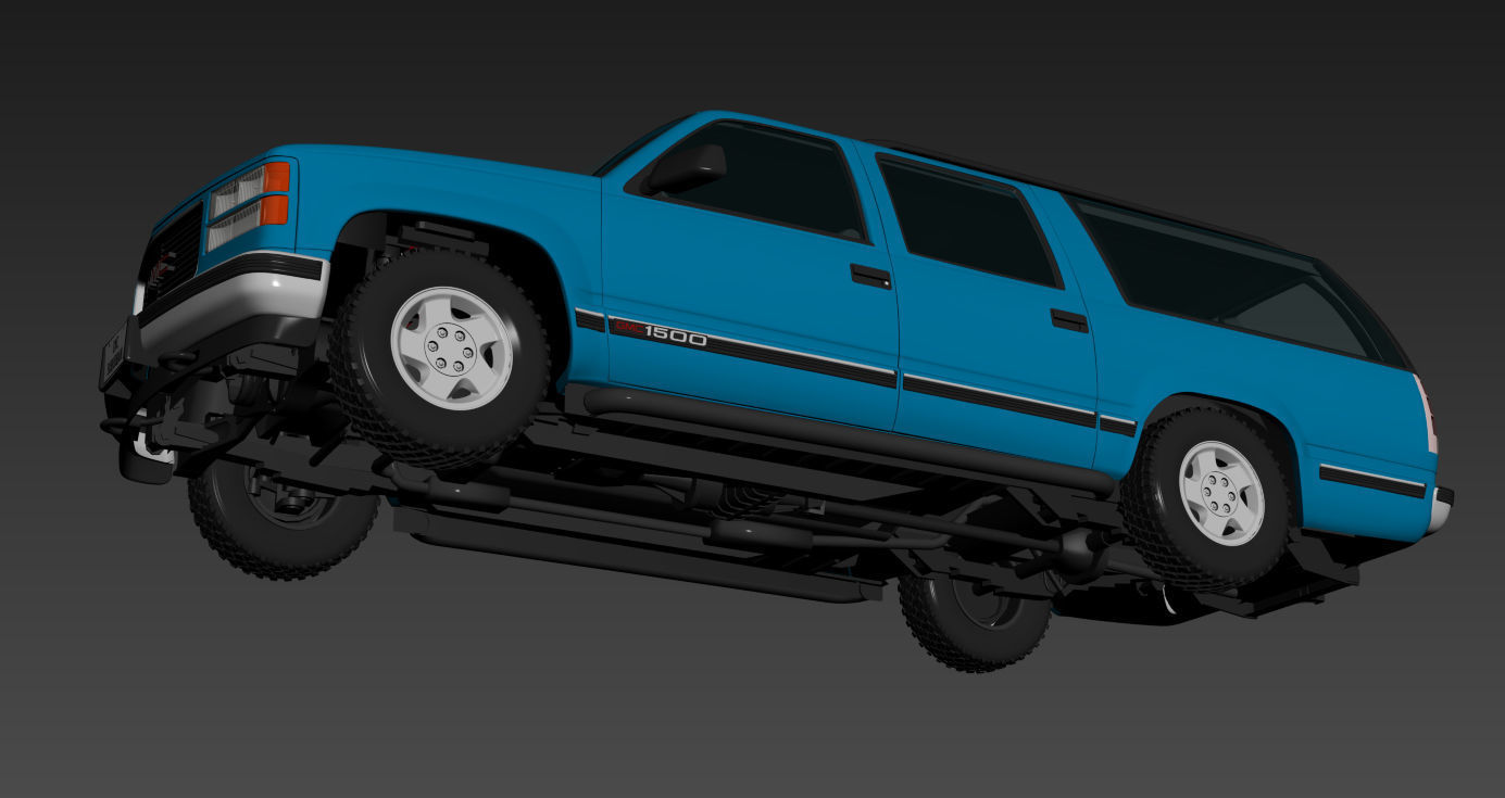 GMC Suburban 1995 3D model_14