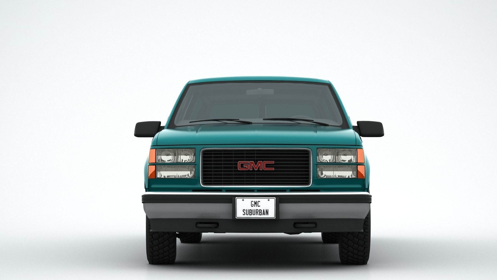 GMC Suburban 1995 3D model_9