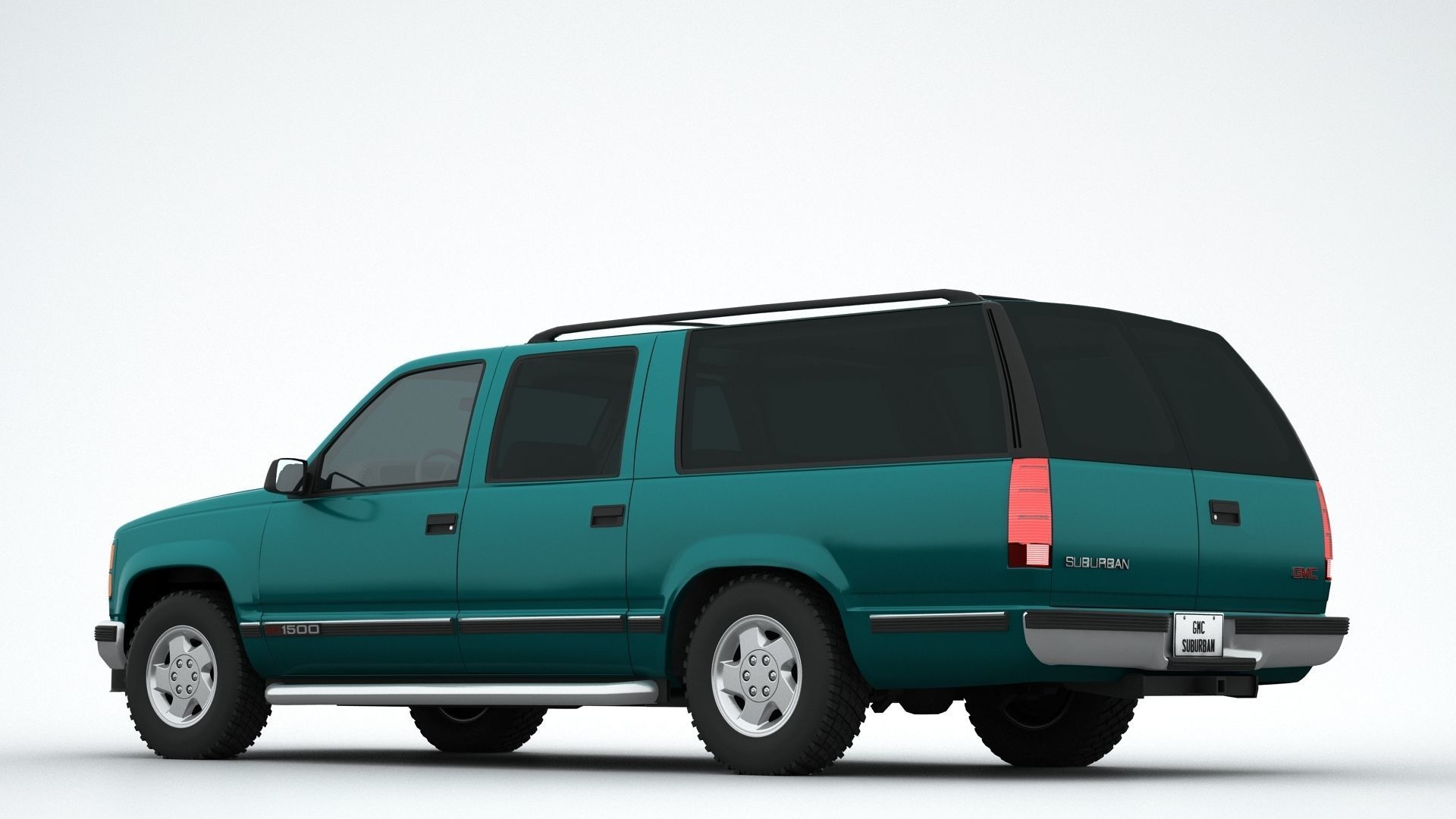 GMC Suburban 1995 3D model_2