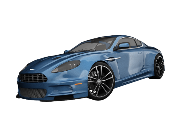 Aston Martin DBS 3D model_2