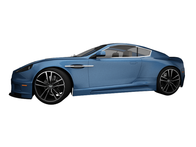 Aston Martin DBS 3D model_4