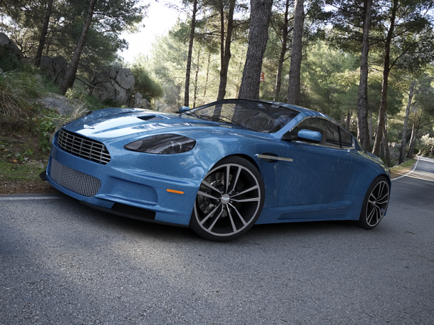 Aston Martin DBS 3D model_13