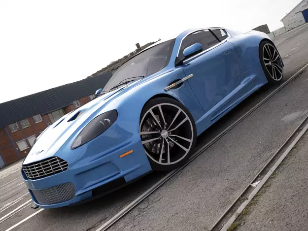 Aston Martin DBS 3D model_0