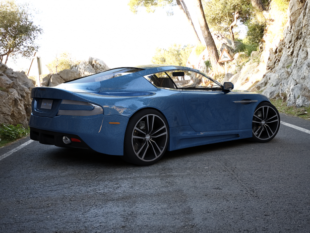 Aston Martin DBS 3D model_12