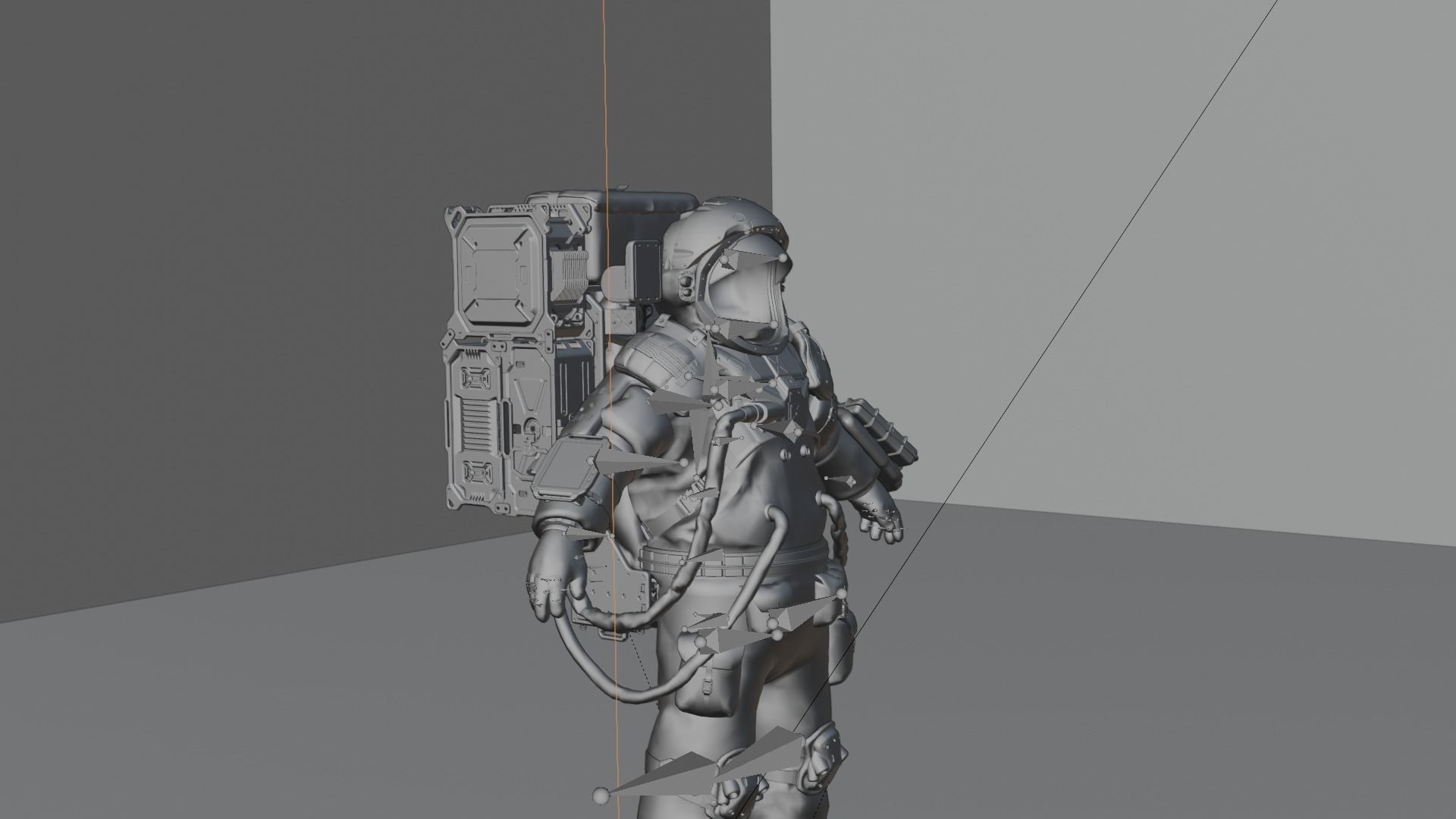 Astronaut New Suit  3D model_7