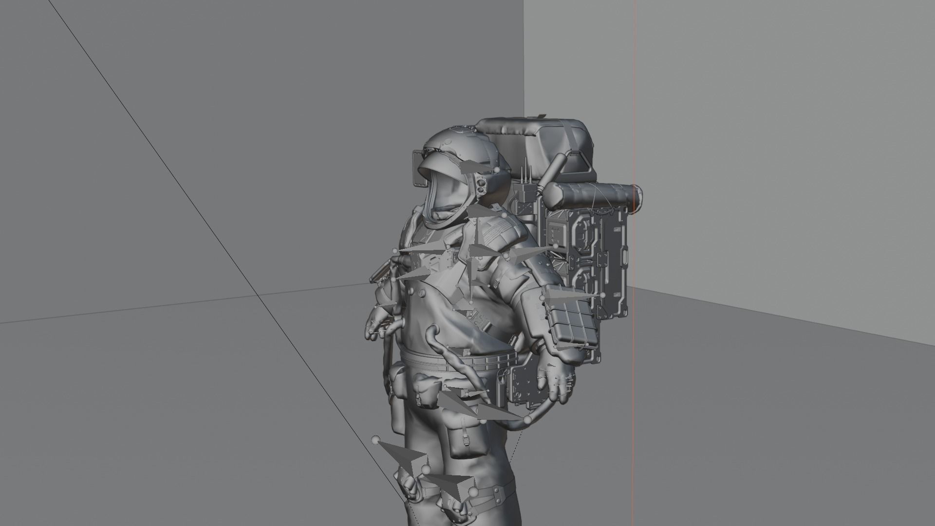 Astronaut New Suit  3D model_6
