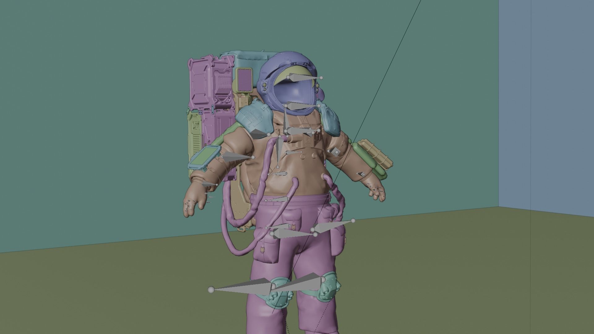 Astronaut New Suit  3D model_2