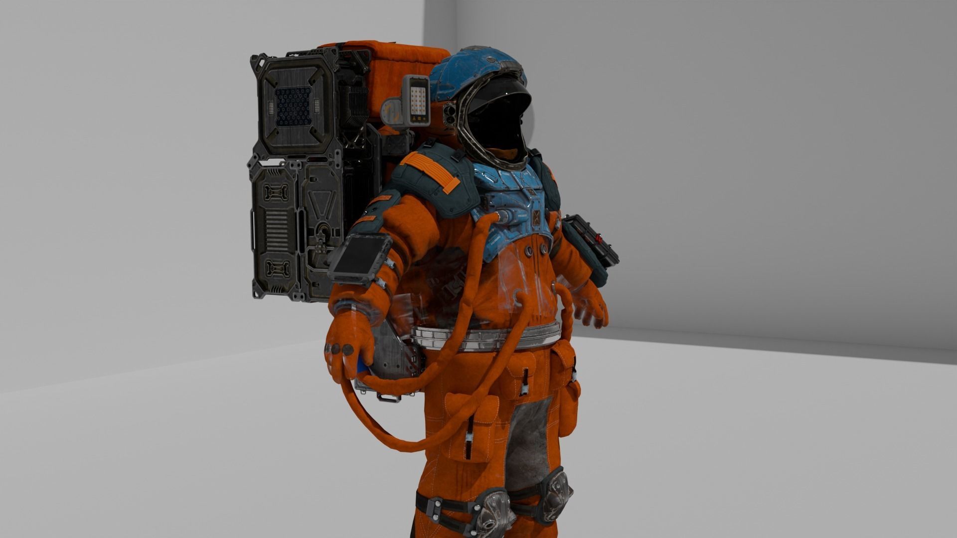 Astronaut New Suit  3D model_1