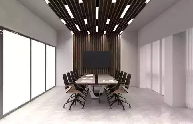 Office Interior Meeting Room 