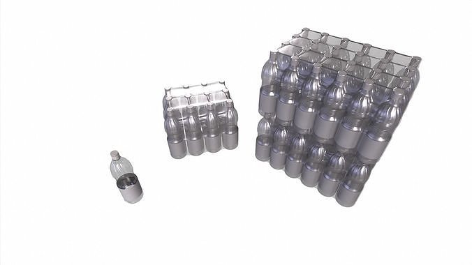 Water Bottle Free low-poly 3D model