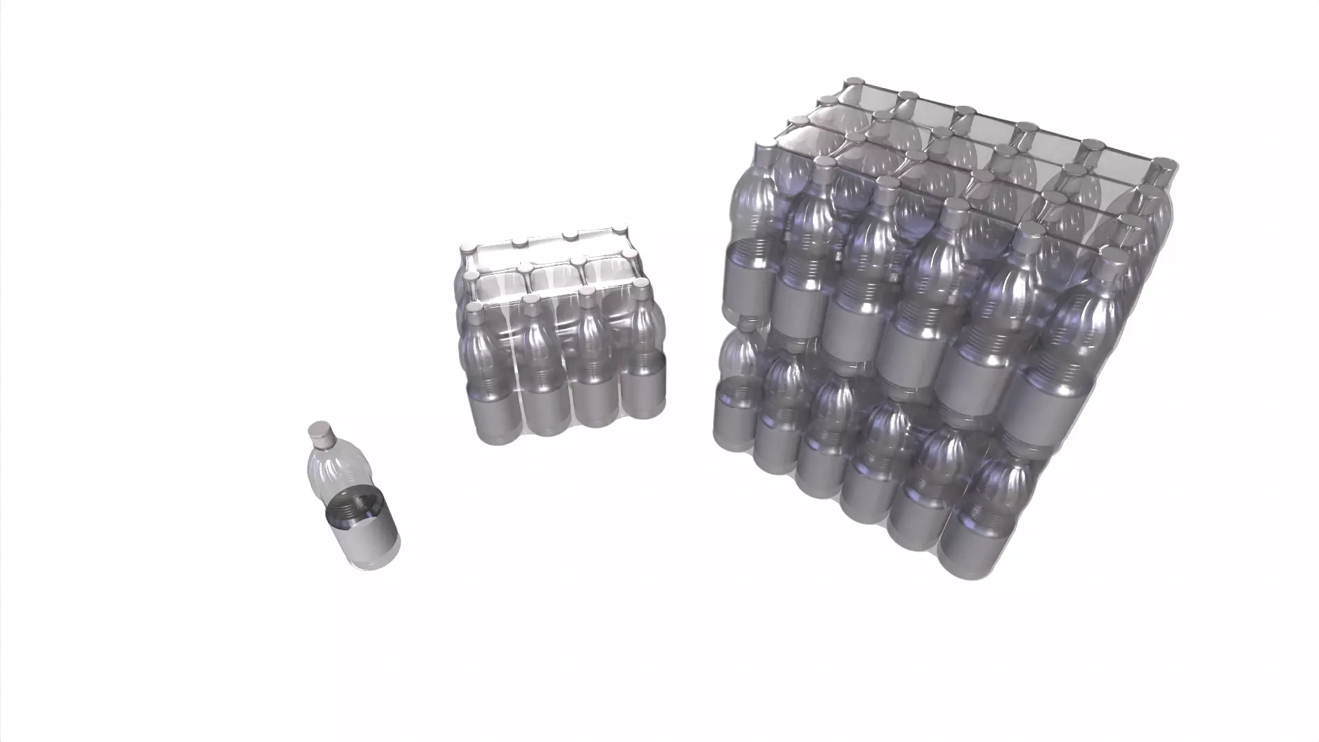 Water Bottle Free low-poly 3D model