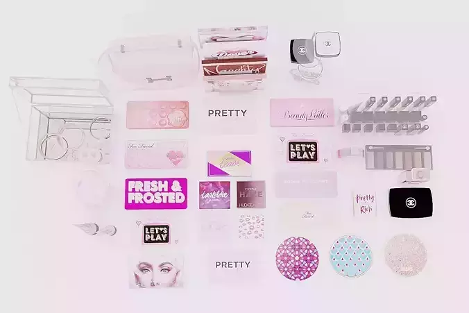 Vanity makeup palette set collection